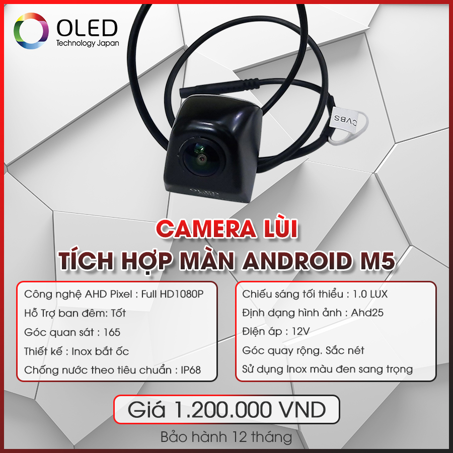 Camera lùi Oled M5 AHD