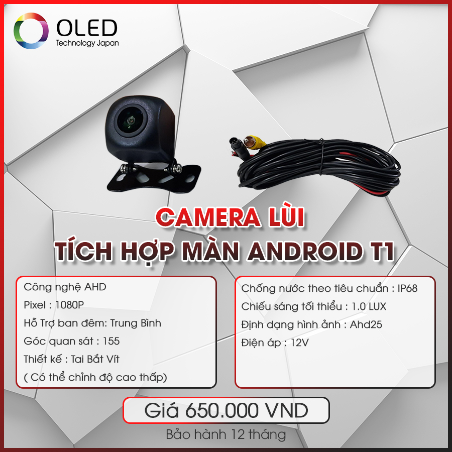 Camera lùi AHD OledPro T1