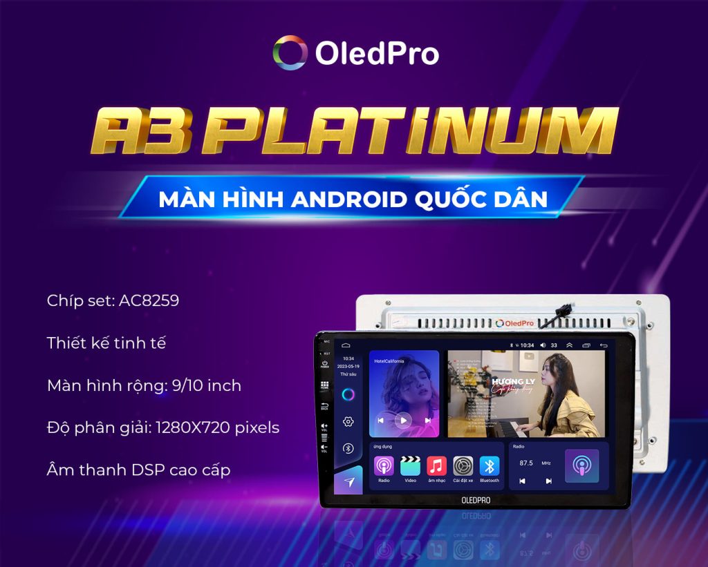 Màn Hình Android OledPro A3 PlaTinum 4