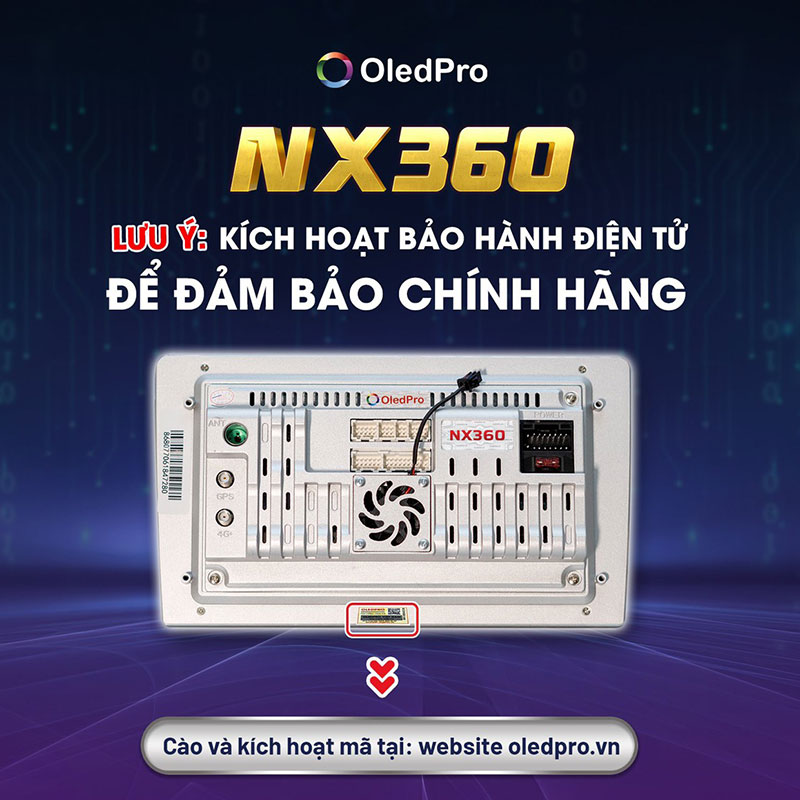 Bảo hành Màn Hình Liền Camera 360 OledPro NX360