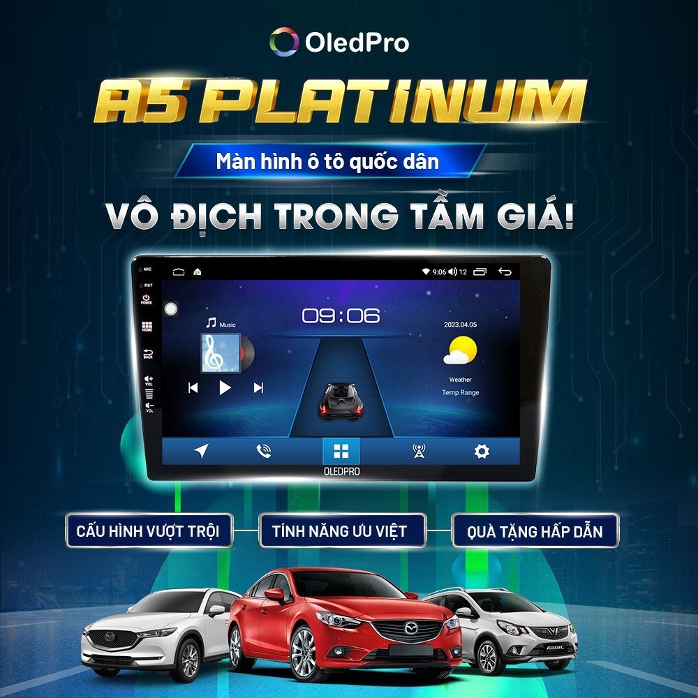 Màn Hình DVD Android OledPro A5 Platinum