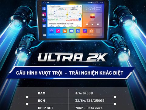 Màn hình ô tô Oledpro tích hợp camera 360 – Giải pháp lái xe an toàn